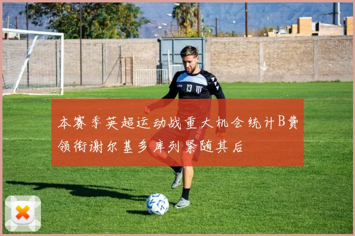 本赛季英超运动战重大机会统计B费领衔谢尔基多库列紧随其后